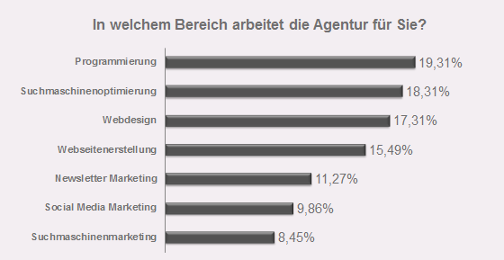 In welchem Bereich arbeitet die Agentur für Sie?